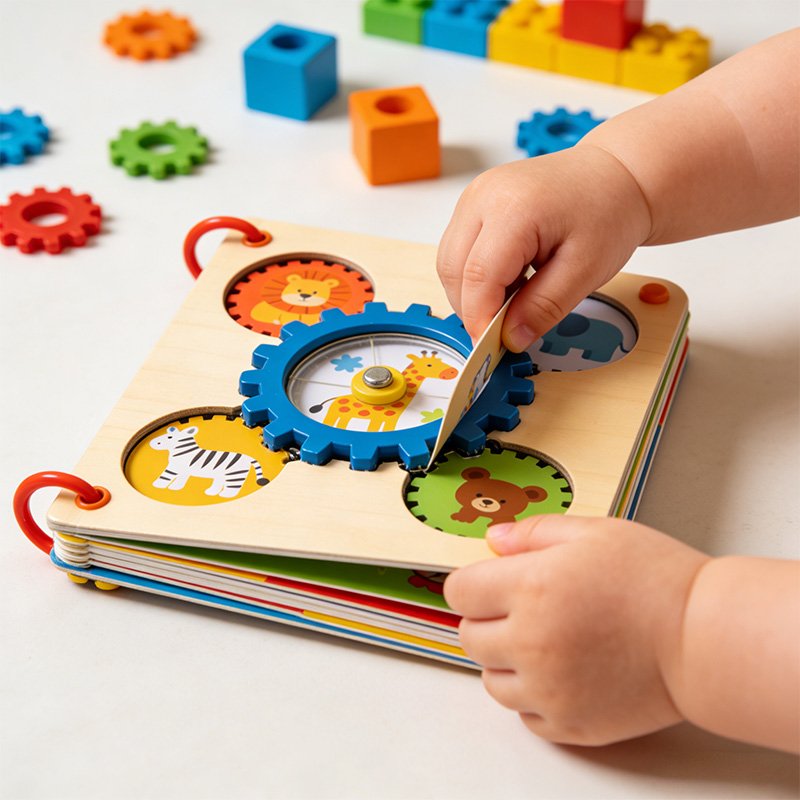 Hand-Eye Coordination Sensory Book