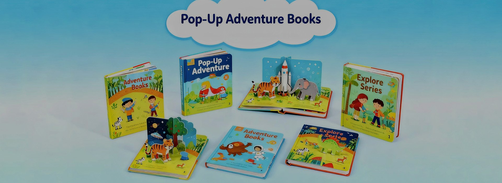 Pop-up books banner