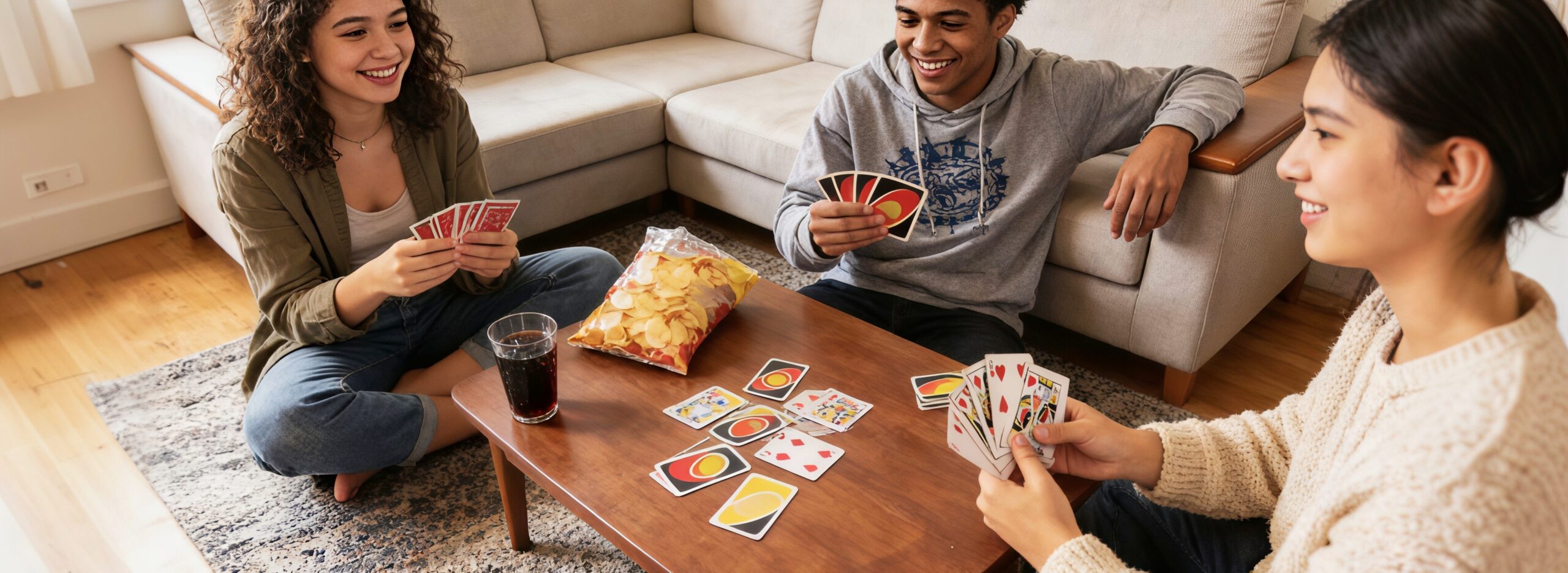 Playing cards banner