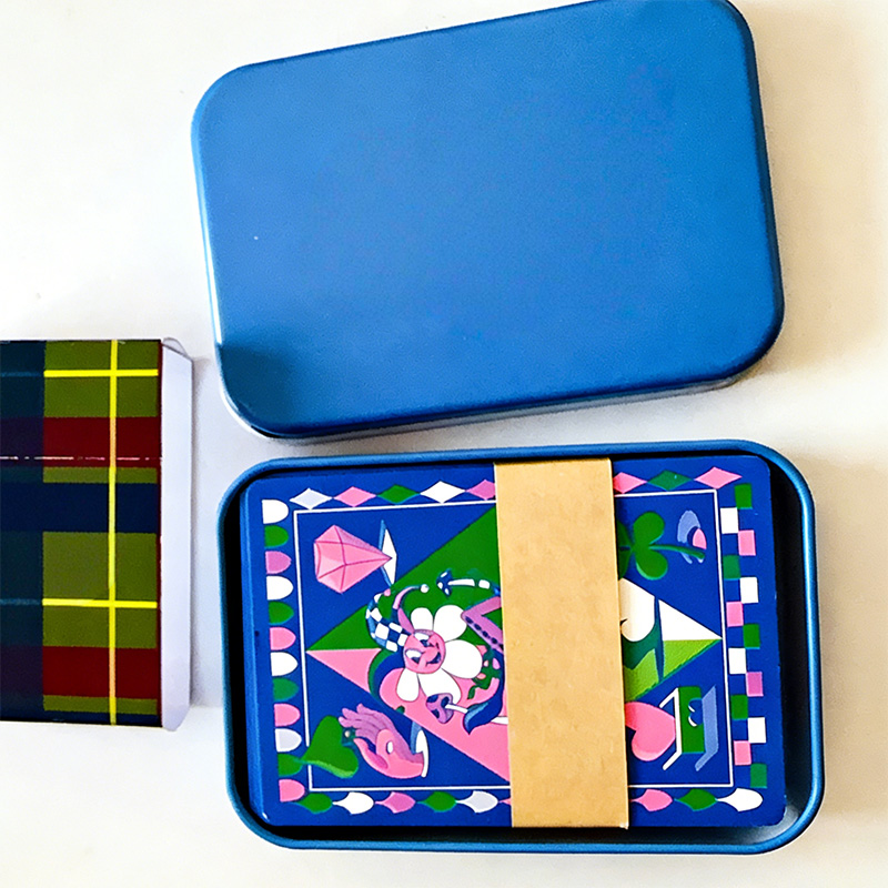 Tin Box Poker Cards